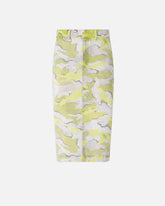 Camouflage calf-length skirt - | Pinko