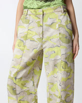Ballonhose mit Camouflagemuster - | Pinko
