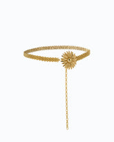 Chain belt with flower, 1.5 cm - | Pinko