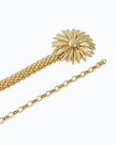 Chain belt with flower, 1.5 cm - | Pinko