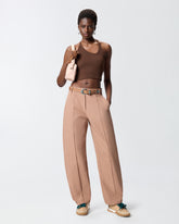 Stretch-Strickhose - Beige | Pinko