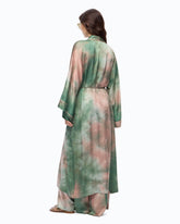 Long gradient satin kimono - | Pinko