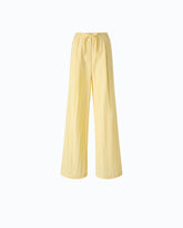 Striped trousers with drawstring waist - | Pinko