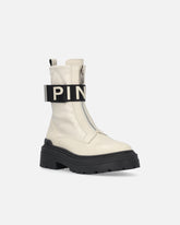 Platform boots with PINKO lettering logo - White | Pinko