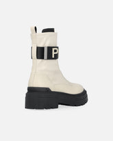 Platform boots with PINKO lettering logo - White | Pinko
