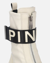 Platform boots with PINKO lettering logo - White | Pinko