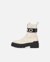 Platform boots with PINKO lettering logo - White | Pinko
