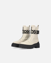 Platform boots with PINKO lettering logo - White | Pinko