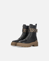 Platform boots with PINKO lettering logo - | Pinko
