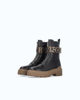 Platform boots with PINKO lettering logo - | Pinko