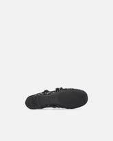 Monogramm-Ballerinas mit Strass und Schleife an der Spitze - | Pinko