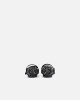 Monogramm-Ballerinas mit Strass und Schleife an der Spitze - | Pinko