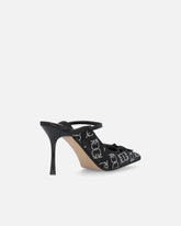 Pantoletten aus Satin und Strass mit Absatz - | Pinko