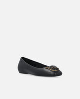Nappa leather ballerinas with Love Birds logo - | Pinko