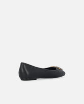 Nappa leather ballerinas with Love Birds logo - | Pinko