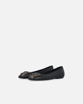 Nappa leather ballerinas with Love Birds logo - | Pinko