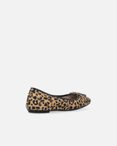 Ballerinas with animal print and Love Birds logo - | Pinko