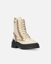 Booties with faux fur - | Pinko