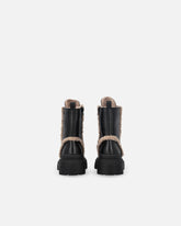 Booties with faux fur - | Pinko