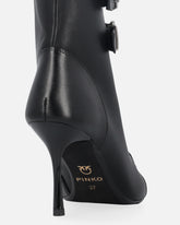 Booties with straps and Love Birds logo - | Pinko