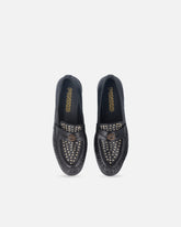 Mokassins mit Nieten und Plakette mit dem Logo Love Birds - | Pinko