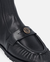 Booties with Love Birds logo plaque - | Pinko