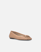 Perforated ballerinas with Love Birds logo - | Pinko