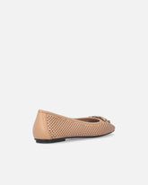 Perforated ballerinas with Love Birds logo - | Pinko