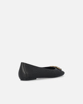 Perforated ballerinas with Love Birds logo - | Pinko