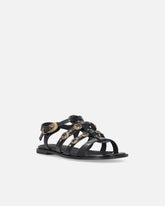 Flat sandals with straps and studs - | Pinko