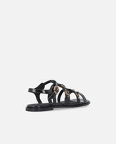Flat sandals with straps and studs - | Pinko