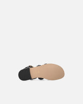Flat sandals with straps and studs - | Pinko