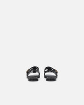 Flat sandals with straps and studs - | Pinko
