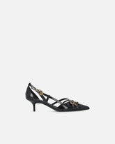 Pumps mit Riemchen und Schmucknieten - | Pinko