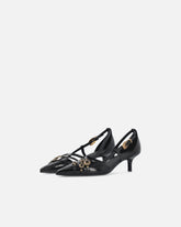 Pumps mit Riemchen und Schmucknieten - | Pinko