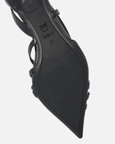 Pumps mit Riemchen und Schmucknieten - | Pinko