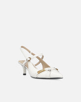 Slingbacks mit Riemchen und Schmuckapplikationen - | Pinko