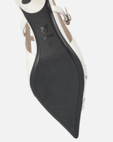 Slingbacks with straps and jewel details - | Pinko