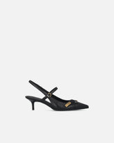 Slingbacks mit Riemchen und Schmuckapplikationen - | Pinko
