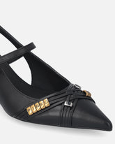 Slingbacks mit Riemchen und Schmuckapplikationen - | Pinko