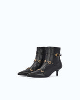 Boots with straps and jewel studs - | Pinko
