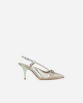 Laminated nappa slingbacks - | Pinko