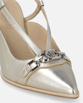 Laminated nappa slingbacks - | Pinko