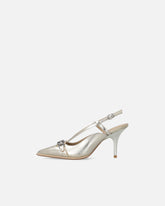 Laminated nappa slingbacks - | Pinko