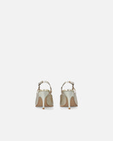 Laminated nappa slingbacks - | Pinko
