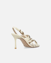 Hohe Slingback-Sandalen mit Riemchen und Nieten - | Pinko