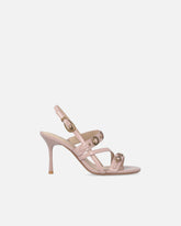 Hohe Slingback-Sandalen mit Riemchen und Nieten - | Pinko