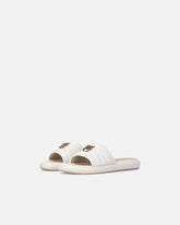 Perforated nappa leather slip-on sandals with Love Birds logo - | Pinko