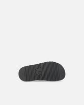 Woven nappa leather slip-on sandals with metallic rings - | Pinko
