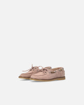 Suede moccasins with jewel details - | Pinko